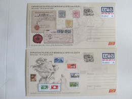 Roumanie Premier Jour EFIRO 2024,lot De 2 Enveloppes Neuves/Romania FDC EFIRO 2024 Set Of 2 UNC Envelopes - Brieven En Documenten