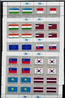 Flags - Drapeaux Année 1997 Et 1998  En Petites Feuilles De 4 Blocs  De Chaque Pays ** - Nuevos