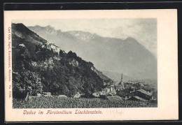 AK Vaduz, Teilansicht Am Fuss Von Schloss Vaduz  - Liechtenstein