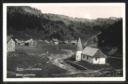 AK Steg, Blick über Dorfkirche Und Tal  - Liechtenstein