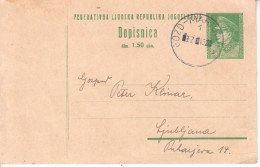 9390  --  POSTKARTE    STEPEL  GOZD  MARTULJEK - Slovenia