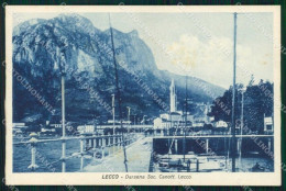 Lecco Città Darsena Società Canottieri Cartolina RB8596 - Lecco