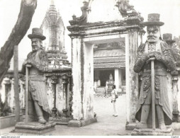 JB / Old Photo / วัดกรุงเทพ / Photo Temple BANGKOK Siam Thailande Asie WAT PO Grand Format 22 X 28 CM - Asien