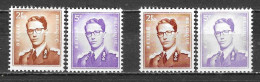 1028/29**  Baudouin Marchand - Bonnes Valeurs - Les 2 Papiers - MNH** - LOOK!!!! - 1953-1972 Glasses