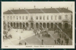 Novara Città Piazza Vittorio Emanuele II Foto Cartolina RB9388 - Novara