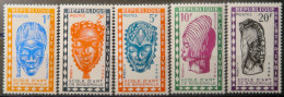 R2253/726 - CÔTE D'IVOIRE - 1962 - TIMBRES TAXE - SERIE COMPLETE - N°24 à 28 NEUFS* - Côte D'Ivoire (1960-...)