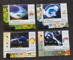 Malaysia Five Islands & Reefs In The South China Seas 2005 Map Island Marine Life Seashell Shell (stamp Plate) MNH - Maleisië (1964-...)