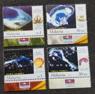 Malaysia Five Islands & Reefs In The South China Seas 2005 Island Marine Life Seashell Shell (stamp Logo) MNH *see Scan - Malesia (1964-...)