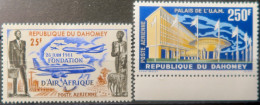 R2253/737 - DAHOMEY - 1962/1963 - POSTE AERIENNE - N°21 à 22 NEUFS* - Unused Stamps