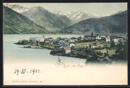 AK Zell Am See, Totalansicht Aus Der Vogelschau  - Altri & Non Classificati