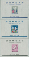 Korea South 1959 SG353 Christmas And New Year MS Set MNH - Corea Del Sur