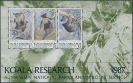 Australia Cinderella Koalas 1987 Koala Research MS MNH - Cinderellas