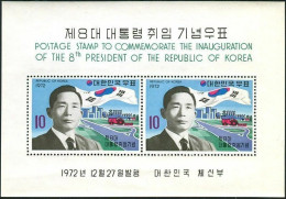 Korea South 1972 SG1029 President Pak MS MNH - Corea Del Sur