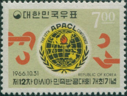 Korea South 1966 SG665 7w APACL Emblem MNH - Corea Del Sur