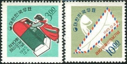 Korea South 1965 SG613 Communications Day Set MNH - Korea (Süd-)