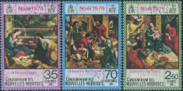 New Hebrides French 1976 SGF228-230 Christmas Set FU - Andere & Zonder Classificatie