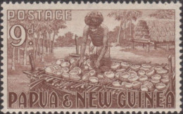 Papua New Guinea 1952 SG9 9d Copra Making MNH - Papua New Guinea