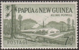 Papua New Guinea 1958 SG20 7d Klinki Plymill MNH - Papua New Guinea
