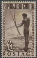 Papua New Guinea 1952 SG15 £1 Papuan Fisherman MNH - Papua New Guinea