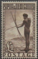 Papua New Guinea 1952 SG15 £1 Papuan Fisherman MNH - Papua Nuova Guinea