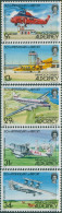 Alderney 1985 SGA18-A22 Airport Set MNH - Alderney