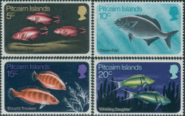 Pitcairn Islands 1970 SG111-114 Fish Set MLH - Islas De Pitcairn