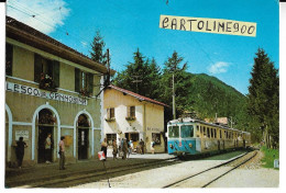 Piemonte-verbania Cusio Ossola-malesco Interno Stazione Ferroviaria Veduta Treno In Sosta Primi Anni 70 - Other & Unclassified