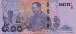 500 Baht King Bhumibol In Different Ages Commemorative Thailand 2017 UNC - Thaïlande