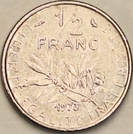 France - 1/2 Franc 1973, KM# 931.1 (#4292) - 1/2 Franc