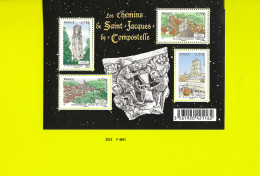 Feuillet De 2012 Neuf**  Y&T N° F 4641 Les Chemins De St Jacques De Compostelle - Ungebraucht