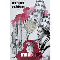 France, 10 Euro, Les Papes En Avignon, 2019, MDP, Argent, TTB+ - Frankreich