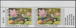 Australia Cinderella Ducks 1992 $10 Shoveler Pair MNH - Werbemarken, Vignetten