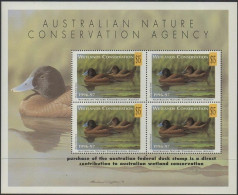 Australia Cinderella Ducks 1996 $15 Blue-billed Duck MS MNH - Cinderelas