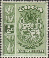Tonga 1897 SG55 ½d Green Arms MNH - Tonga (1970-...)
