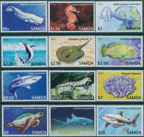 Samoa 2013 SG1252-1263 Threatened Marine Life Set Of 12 MNH - Samoa (Staat)