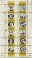 Australia 1998 SG1731-1742 Olympic Legends Sheetlet Of 12 MNH - Autres & Non Classés