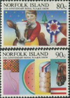 Norfolk Island 1985 SG371-372 Agricultural And Horticultural Set MNH - Norfolk Island