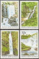 Papua New Guinea 1990 SG611-614 Waterfalls Set MNH - Papua-Neuguinea