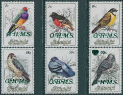 Aitutaki OHMS 1985 SGO17-O22 Birds (6) MNH - Cook