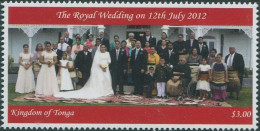 Tonga 2012 SG1662 3p Royal Wedding MNH - Tonga (1970-...)