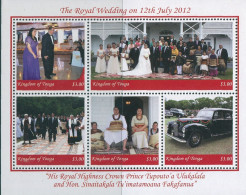 Tonga 2012 SG1663 Royal Wedding MS MNH - Tonga (1970-...)