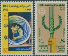 Egypt 1971 SG1105-1106 Industry Agriculture Land Reclamation Set MNH - Otros & Sin Clasificación