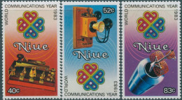 Niue 1984 SG523-525 Communication Set MNH - Niue