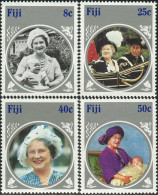 Fiji 1985 SG701-704 Queen Mother Set MNH - Fidji (1970-...)