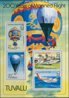 Tuvalu 1983 SG229 Manned Flight MS MNH - Tuvalu