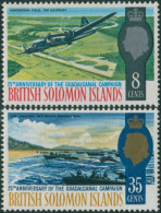 Solomon Islands 1967 SG160-161 Guadalcanal Campaign Set MNH - Solomon Islands (1978-...)