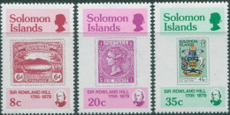 Solomon Islands 1979 SG384-386 Sir Rowland Hill Set MNH - Isole Salomone (1978-...)