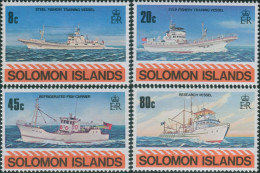 Solomon Islands 1980 SG413-416 Fishing Ancillary Craft Set MNH - Islas Salomón (1978-...)