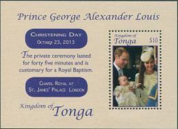 Tonga 2014 SG1728 Prince George Christening MS MNH - Tonga (1970-...)
