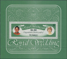 Tuvalu 1981 SG174 Royal Wedding MS MNH - Tuvalu (fr. Elliceinseln)